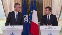 Macron à Stoltenberg : 
