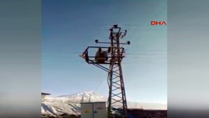 Trafo bomba gibi patladı