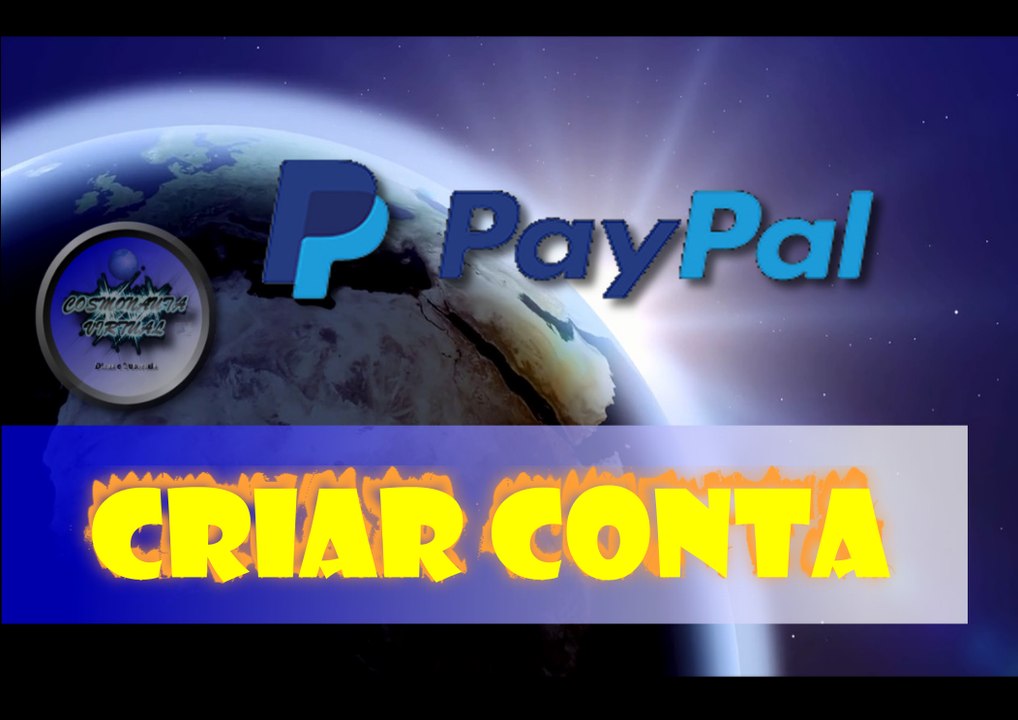 Criar conta no Paypal
