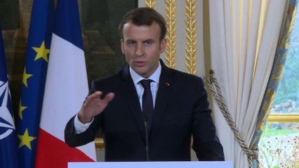 Macron juge "inacceptables" les critiques d'Assad