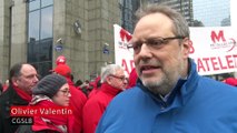 Quelque 25.000 personnes manifestent contre les pensions à Bruxelles