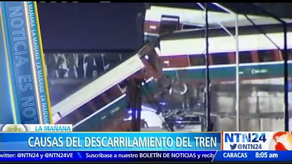 Tren que se descarriló en EE. UU. iba al doble del límite de velocidad, según investigadores