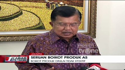 Jusuf Kalla: Boikot Produk AS Dinilai Tidak Efektif Dan Sulit