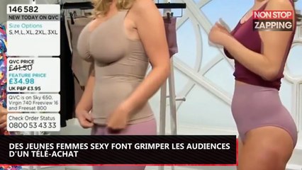 Des femmes à la poitrine généreuse font grimper l’audience d’un télé-achat (Vidéo)