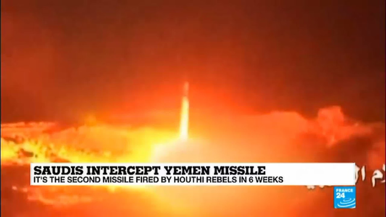 Saudi Arabia: Army intercepts missile fired by Houthis from Yemen, "aiming at a royal palace in Riyadh"