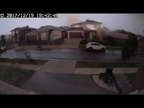 Lightning Strikes Homes During Melbourne Storm