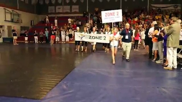 55 BC Games Athletes of Zone 2 – Vancouver Island North, at Opening Ceremonies, North Vancouver