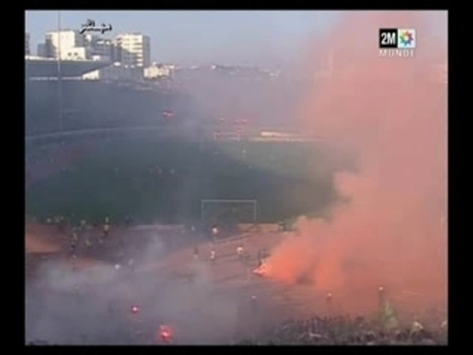 FOOTBALL: ambiance du derby marocain