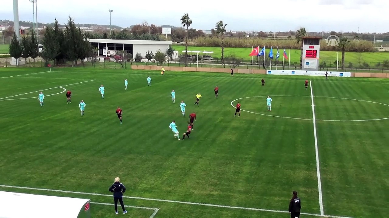 Hazırlık maçı - Türkiye 17 Yaş Altı Kadın Milli Futbol Takımı, Rusya'yı 3-0 yendi - ANTALYA