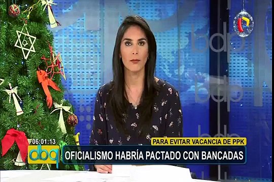 Oficialismo buscaría pactar con bancadas para evitar vacancia de PPK
