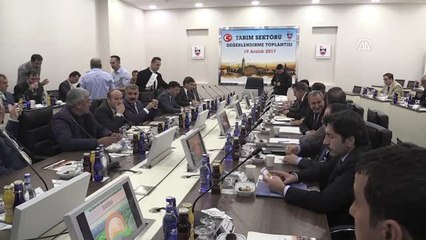 Tarım Sektörü Değerlendirme" Toplantısı - Vali Güzeloğlu