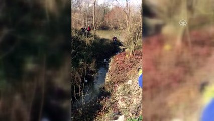 Ambulanstan kaçarken dereye düştü - BARTIN