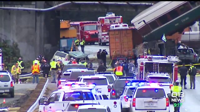 Soldier Jumps Out of Pickup Truck to Help Rescue Passengers from Amtrak Crash