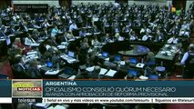 Argentina: oficialismo logra quórum para debatir reforma previsional
