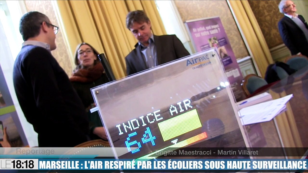Le 18:18 - Marseille : des capteurs pour mesurer la qualité de l’air bientôt dans les écoles marseillaises
