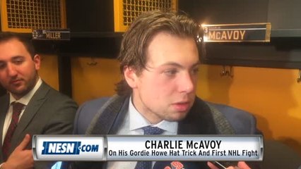 Charlie McAvoy On His Gordie Howe Hat Trick, First NHL Fight
