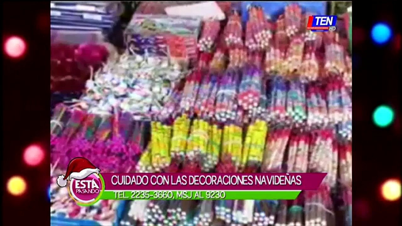 Precauciones con las decoraciones navideñas