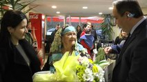 Belediye başkanından 106 yaşına giren “Nazlı anne”ye doğum günü sürprizi