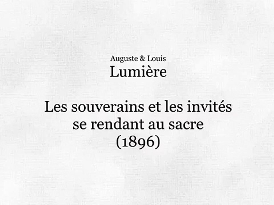 Couronnement du Czar: Les Souverains et les Invités se rendant au sacre (escalier rouge) (1896)