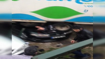 Kamyonetin altında kalan liseli genç dehşet anlarını anlattı