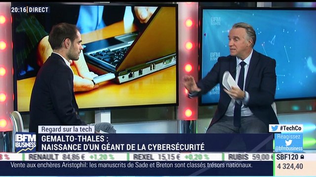 Regard sur la Tech: Thales et Gemalto s'allient pour former un leader de la cybersécurité - 18/12