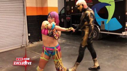 Goldust & Asuka employ a bizarre communication style to discuss Mixed Match Challenge  Dec. 18, 2017