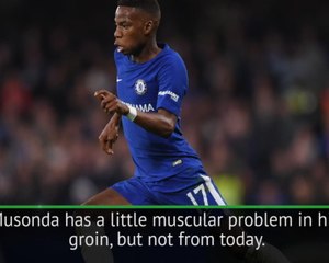 Musonda is out, but Batshuayi will start - Conte