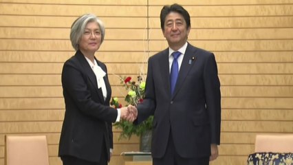 강경화, 日 아베 총리에게 대통령 구두메시지 전달 / YTN