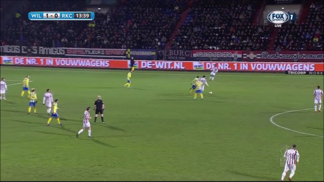 1-0 Fran Sol Goal Holland KNVB Beker Round 3 - 19.12.2017 Willem II Tilburg 1-0 RKC Waalwijk