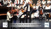 Concert de Noel de l'Ecole de musique d'Agde 2ème partie
