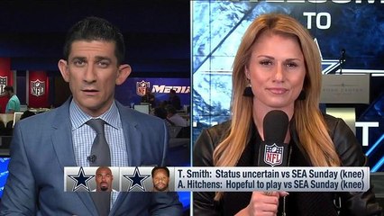 Cowboys' Tyron Smith, Anthony Hitchens questionable vs. Seahawks