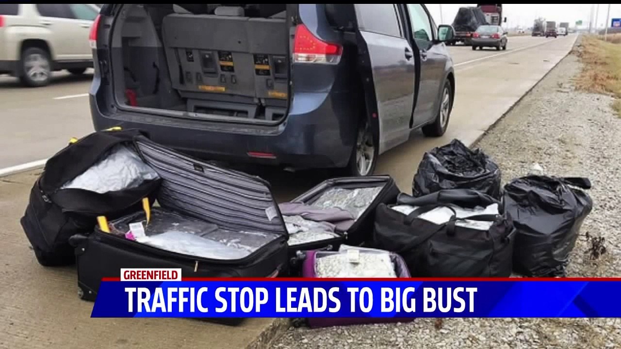 Traffic Stop Leads to Massive Drug Bust in Indiana video Dailymotion