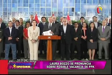 Laura Bozzo se pronuncia sobre situación de PPK