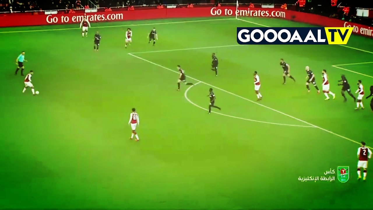 هدف لقاء آرسنال 1 وست هام 0 / ربع نهائي كأس الرابطة الانجليزية