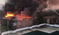 Fast-Moving Fire Rips Through DC Suburb Apartment Complex