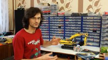 Lego Technic 8043 Motorized Excavator Review – Экскаватор 8043 – Легенды Лего Техник – Обзор №11