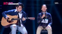 Lee Sung Eun & Sam Kim' Collabo Stage 'Love Never Felt So Good' 《KPOP STAR 6》 EP01-O0w5mnmOk_g