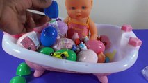 Nenuco Baby Doll BathTime In Hello Kitty Surprise Eggs Color Surprise Eggs Peppa Pig My Little Pony