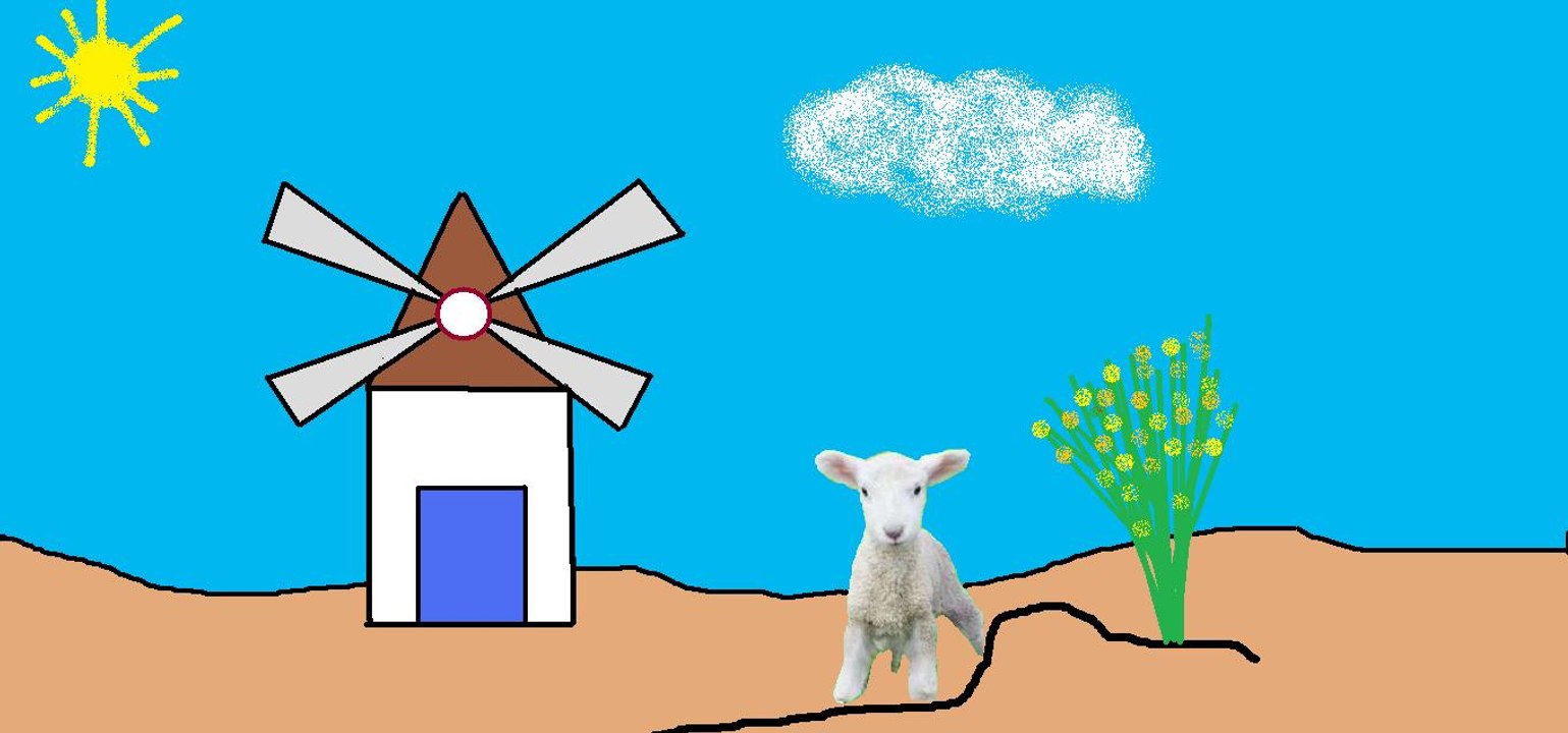 Como dibujar un molino de viento para ninos con cancion