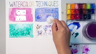 Basic Watercolor Techniques | Painting Tutorial