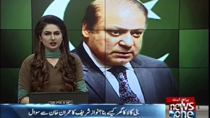 How did Bani Gala's house made Nawaz Sharif questioned to Imran Khan