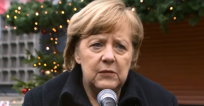 Chancellor Angela Merkel Admits Security Failings at Christmas Market Terror Attack Memorial