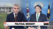 Ahn Cheol-soo of People's Party proposes merger with Bareun Party