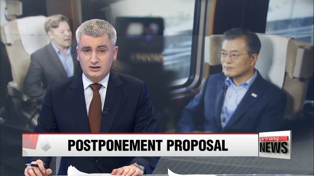 President Moon suggests postponing S. Korea-U.S. joint military exercise ahead of Olympics