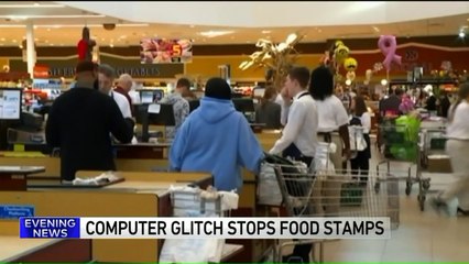 下载视频: Tens of Thousands Without Food Stamps Because of Computer Glitch