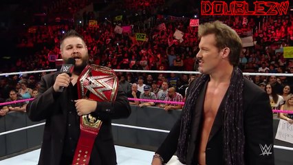 Kevin Owens, Chris Jericho, and New Day Segment - 10-3-2016 Raw