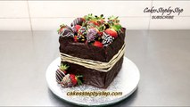 CHOCOLATE HACKS Strawberry Box Cake Easy Chocolate Technique by Cakes Step by Step-ovwBkv3gigQ