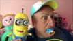 Bad Baby Victoria Steals Puppy Annabelle Daddy Minion Cookies Hidden Egg Toy Freaks Family (2)