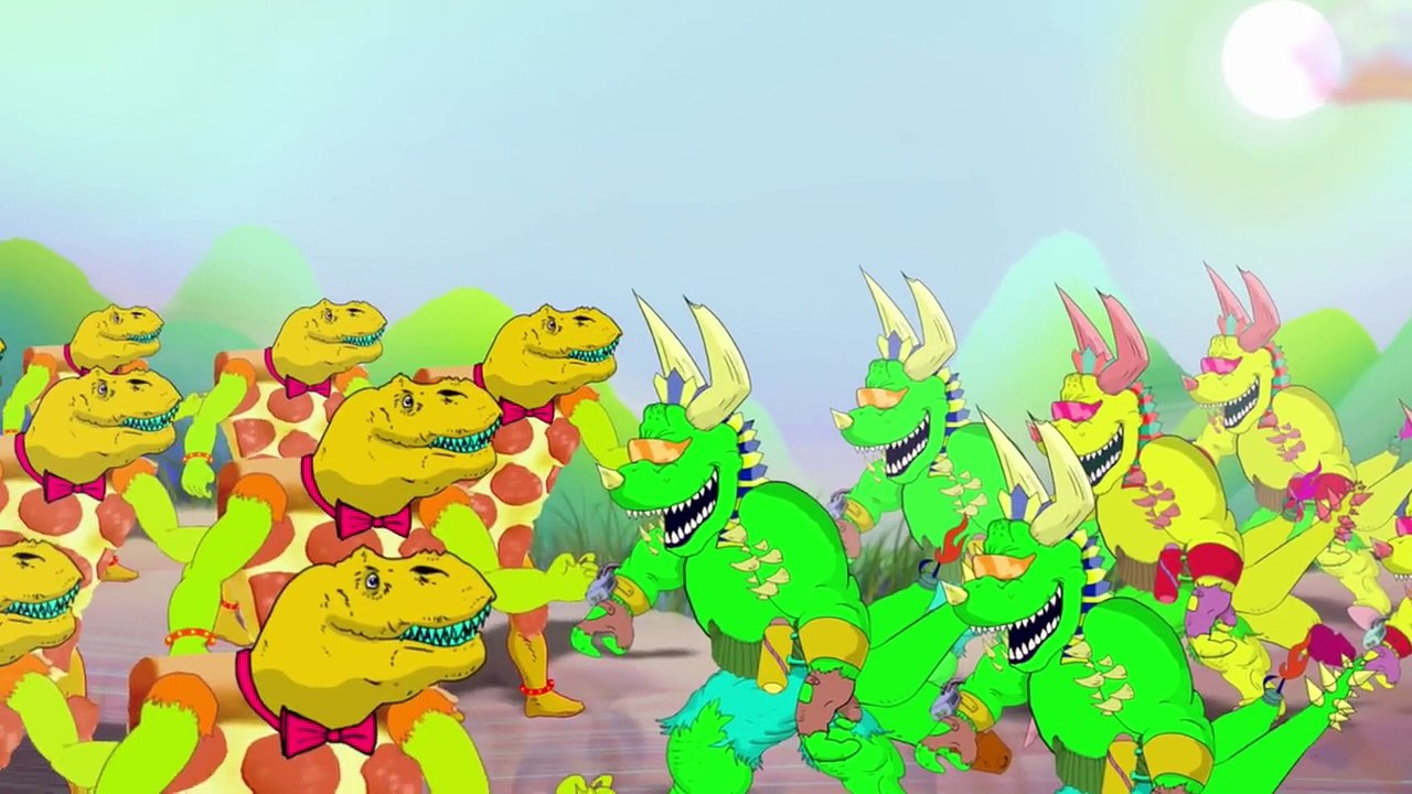 My Cute Shark Attack Cartoon #20 (Dancing Dino Vs. Shark Babies! +BEST OF) kids cartoons!