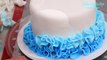 Elsa Crown Cake - How To Make White Modeling Chocolate by CakesStepbyStep-D5GzAo_7YYY